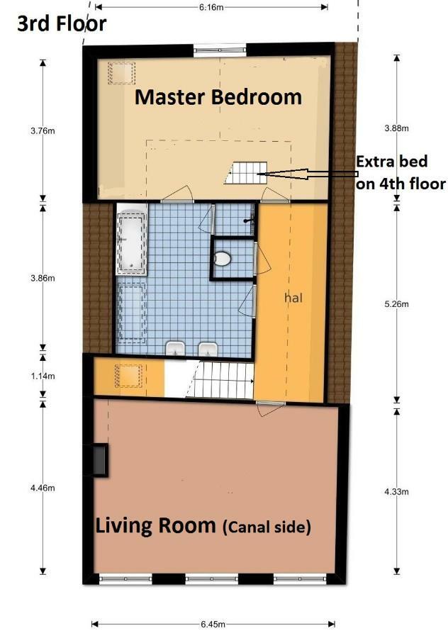 Large Historical Apartment & Canal Terrace Utrecht Extérieur photo