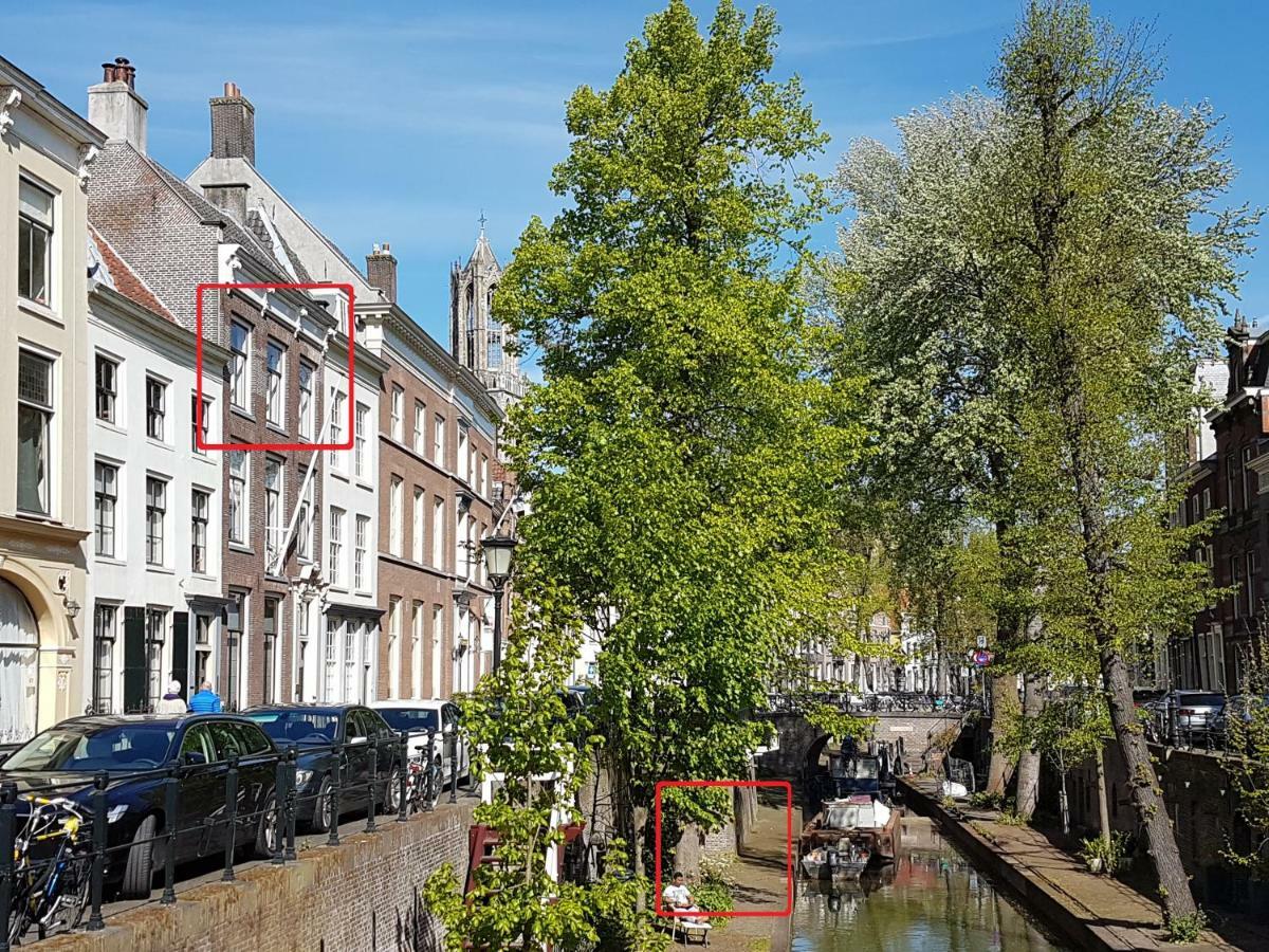 Large Historical Apartment & Canal Terrace Utrecht Extérieur photo